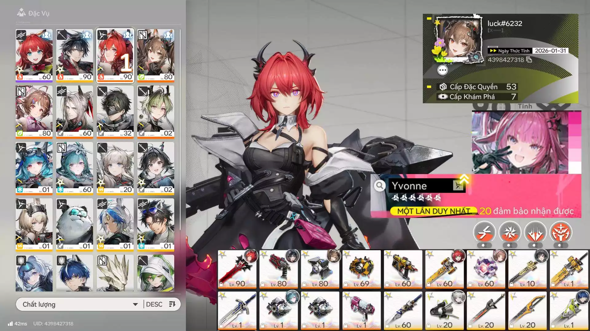 VJP : Lae trấn + Gil ( 20 lần nữa nổ Yvon và đã có sẵn trấn )